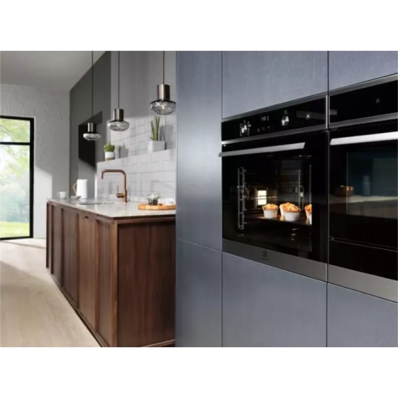 Piekarnik do zabudowy Electrolux EOD5F71Z SteamBake 600, 72 l, czyszczenie katalityczne, klasa energetyczna A, 50–275°C