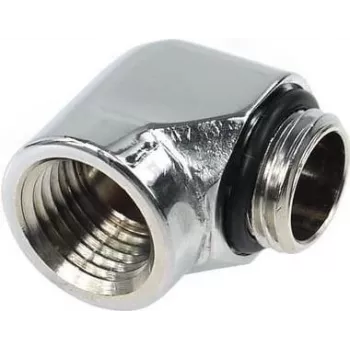 Alphacool HF L-connector G1/4 AG to G1/4 IG - Chrom (17044)