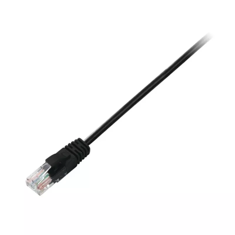 Kabel Ethernet V7 CAT6 UTP 0,5 m czarny