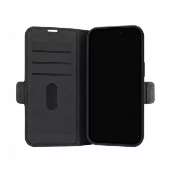Etui folio na telefon dbramante1928 Bergen Pro — składane, plastikowe, czarne, do Apple iPhone 15