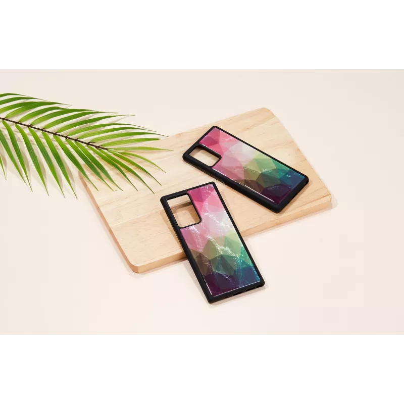 Etui ochronne iKins do Samsung Galaxy Note 20 — czarny kwiat wodny