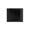 Szafa ścienna LANBERG 9U 19 cali WF01-6609-10B, 600×600×507 mm, 60 kg, IP20, czarna