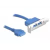 Kabel USB 3.0 DeLOCK 82976 2 x USB 3.0-A 0,4m