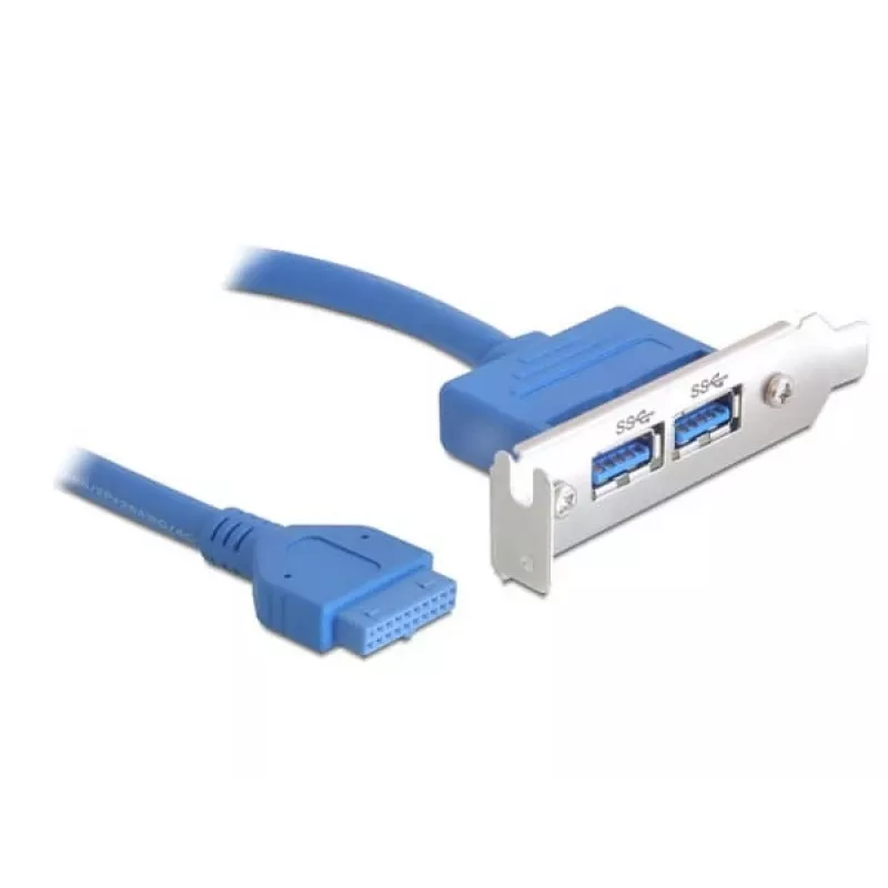 Kabel USB 3.0 DeLOCK 82976 2 x USB 3.0-A 0,4m