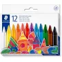 Kredki Staedtler 229 12 C12 jumbo woskowe, opakowanie 12 szt., różne kolory