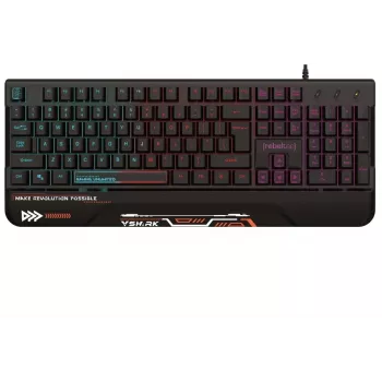 Mechaniczna pełnowymiarowa klawiatura gamingowa Rebeltec Full size game keyboard SHARK