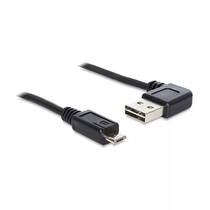 Kabel USB DeLOCK 1m USB 2.0 A - micro-B m/m Czarny