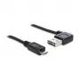Kabel USB DeLOCK 1m USB 2.0 A - micro-B m/m Czarny