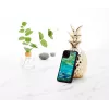 Etui na smartfona iKins do iPhone 11 Pro — wzór lilii wodnych, czarny