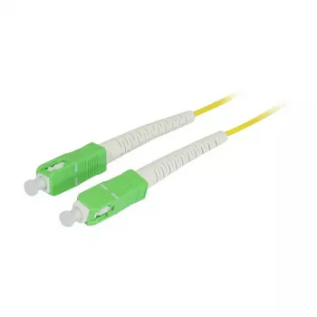 Synergy 21 LWL-1-Faser-Patchk. 0.5mtr.SC APC -SC 9/125u OS2 G657A2 AD 2mm flexible - Single- bzw. Monomode-Faser - 0,5 m