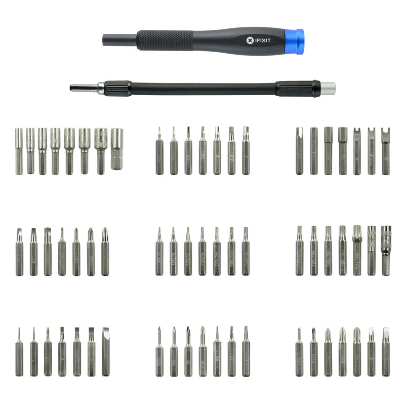 iFixit Mako 64 Bit Zestaw wkrętaków + iFixit Mahi Zestaw wkrętaków
