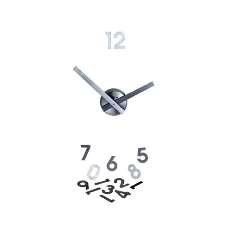 NeXtime klok 2695 Probe, Ø42 cm, Ścienny, Przezroczysty
