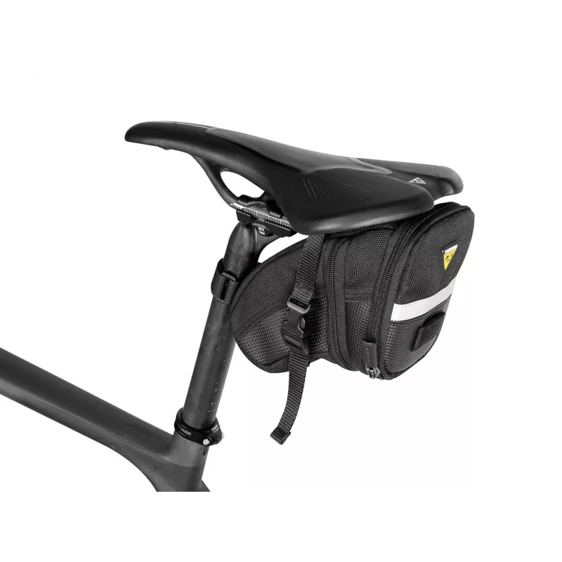 Sakwa podsiodłowa TOPEAK Aero Wedge Pack Medium — kompaktowy schowek rowerowy pod siodełkiem