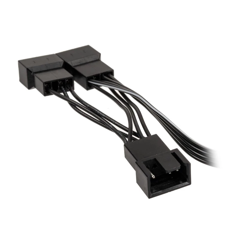 Kabel rozdzielający PWM do wentylatorów Kolink 1-do-3, 4-pin PWM, 0,35 m