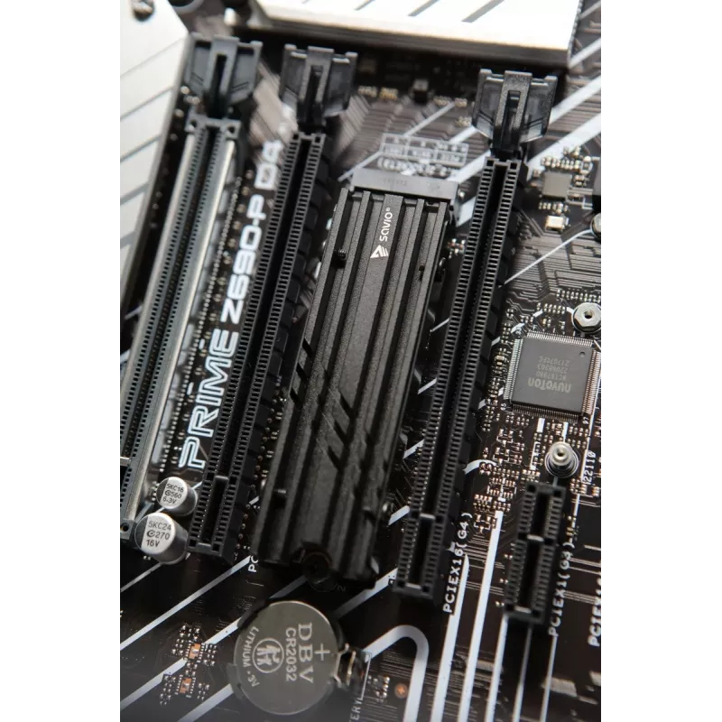 Chłodnica powietrza SAVIO M.2 NVMe 2280 AK-60 Czarny radiator dla SSD 22x80 mm