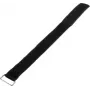 Basetech 98001c379 opaska kablowa na rzep z klamrą, 600 x 30 mm, czarna