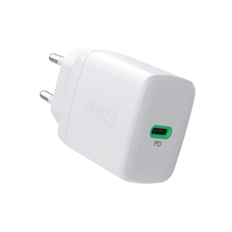 Zasilacz sieciowy zielony Cell PowerSource Solo30 30W Biały — ładowarka USB-C, moc 30 W