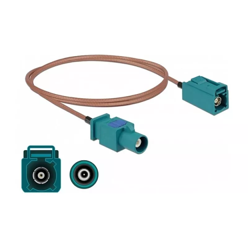 kabel antenowy FAKRA Z plug DeLOCK RG-316 1 m