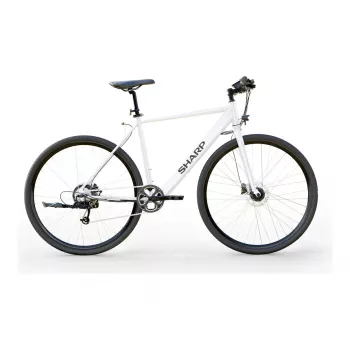 Sharp Gravel E-Bike 250W Motor App 70km biały glanz