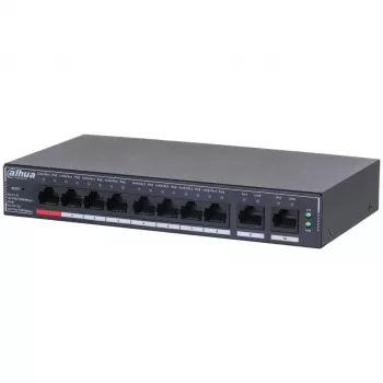 Dahua Technology SG4010P przełącznik sieciowy Zarządzalny L2 Gigabit Ethernet (10/100/1000) Power over Ethernet (PoE) Czarny