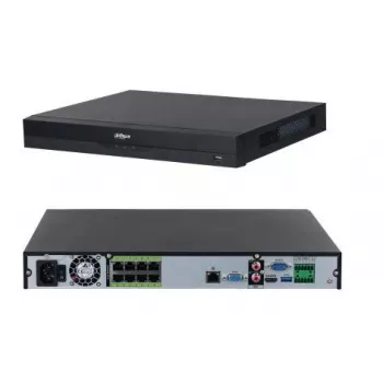 Dahua Technology WizSense DHI-NVR5208-8P-EI sieciowy rejestrator wideo 1U Czarny