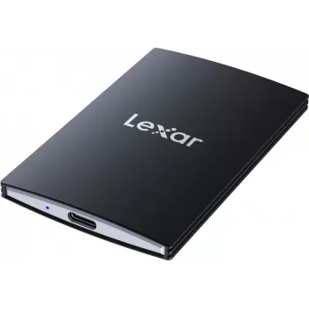 Przenośny dysk SSD Lexar SL500 1 TB — USB Type-C, USB 3.2 Gen 2x2, do 2000 MB/s, obudowa aluminiowa, 0,043 kg, czarny