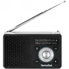 Przenośne radio TECHNISAT DIGITRADIO 1 A — DAB+/FM, wyświetlacz OLED, USB-C, słuchawki 3,5 mm, 1 W, czarny/srebrny