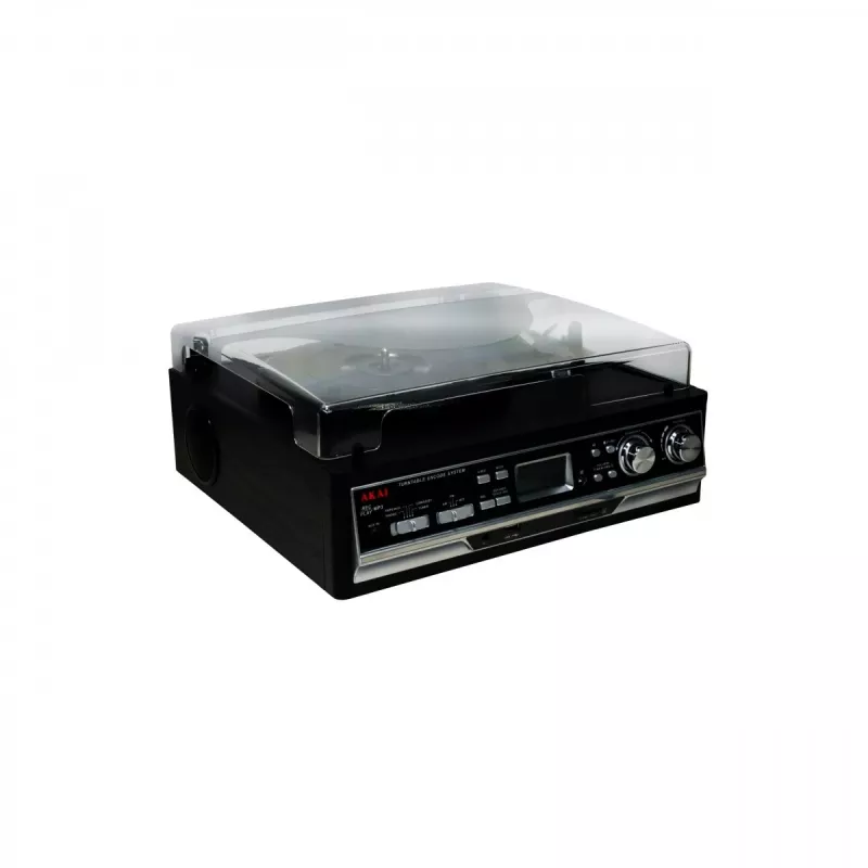 Gramofon AKAI ATT-15SE model ATT-300CC — gramofon z napędem paskowym, obsługa ręczna, do winyli 33/45 RPM
