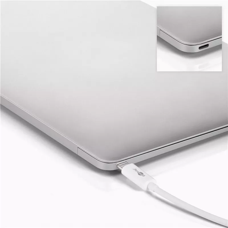 Goobay USB-C™ Multiport Adapter Card Reader, biały, 0,15 m - rozszerza urządzenie USB-C™ o trzy porty USB 3.0 oraz slot na karty SD/MMC i Micro SD (62097)