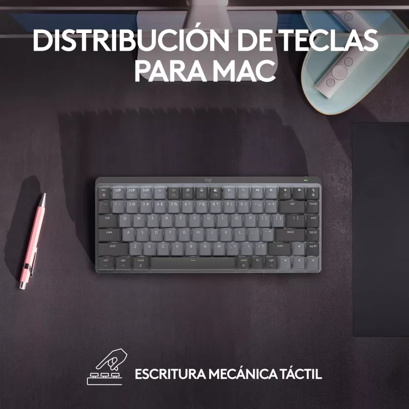 Logitech MX Mechanical Mini Bezprzewodowa Klawiatura Mechaniczna Tenkeyless Bluetooth