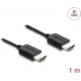 DELOCK koncentryczny kabel High Speed HDMI 8K 60 Hz 48 Gbps z oplotem, model 81681