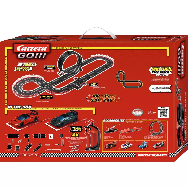 Tor wyścigowy CARRERA Ferrari SF90 XX Stradale Wireless – Carrera GO!!!