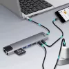 MEDIA-TECH USB HUB 8 W 1 GIGA LAN HUB MT5046