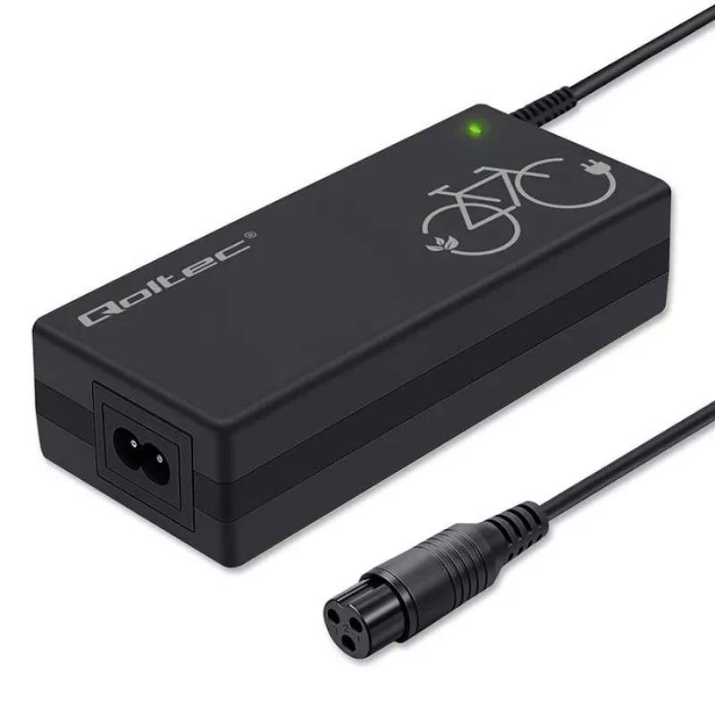 Ładowarka do baterii QOLTEC Charger for ebike 36V 42V 2A 3P GX16