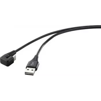 Renkforce USB 2.0, Telefon (analog) kabel połączeniowy [1x USB 2.0 wtyk A - 1x USB 2.0 wtyk C] 1.00 m Czarny (RF-4609276)