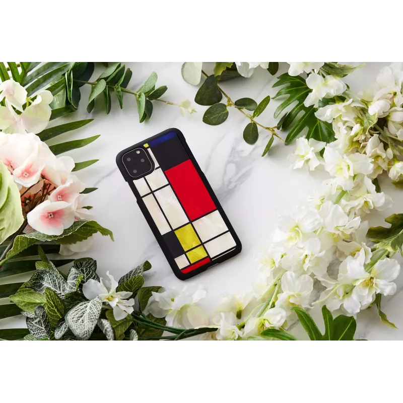 etui na smartfona iKins for iPhone 11 Pro Max — Mondrian Czarny protective cover
