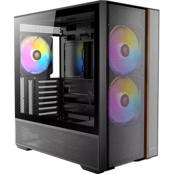 Antec Enclosure Mid FLUX Rear ATX/M-ATX/M-ITX o.N. BK retail - Midi/Mini Tower - ATX (0-761345-10241-4)