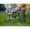 Camping Kitchen 2 Multi Cook Plus, kuchenka gazowa szara, 2 strefy gotowania 2x 1,8 kW + płyta grillowa 0,9 kW, model 2025
