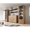 Cama set of two shelves 125cm SOHO lefkas oak/Czarny