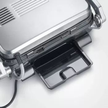 Grill kontaktowy SEVINI Pro, KG 2395 (srebrny/czarny, 1800 W)