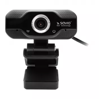 Kamera internetowa Savio Webcam USB Full HD z wbudowanym mikrofonem