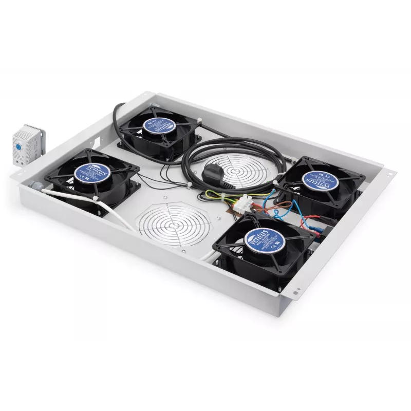 Digitus DN-19 FAN-4-SRV produkt szary