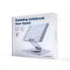 Podstawka pod notebook GEMBIRD NBS-DR1-01 — obrotowa podstawa, regulowana wysokość, Space szary