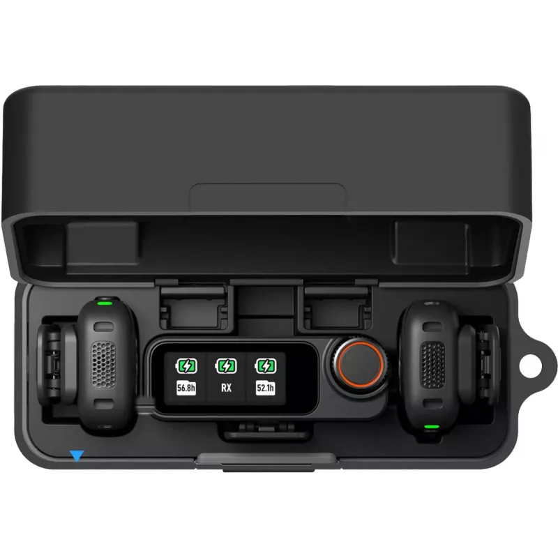 PULUZ Silikonowa Ochronna Pokrowiec na Etui Ładowarki do DJI Mic 3 (Czarny)