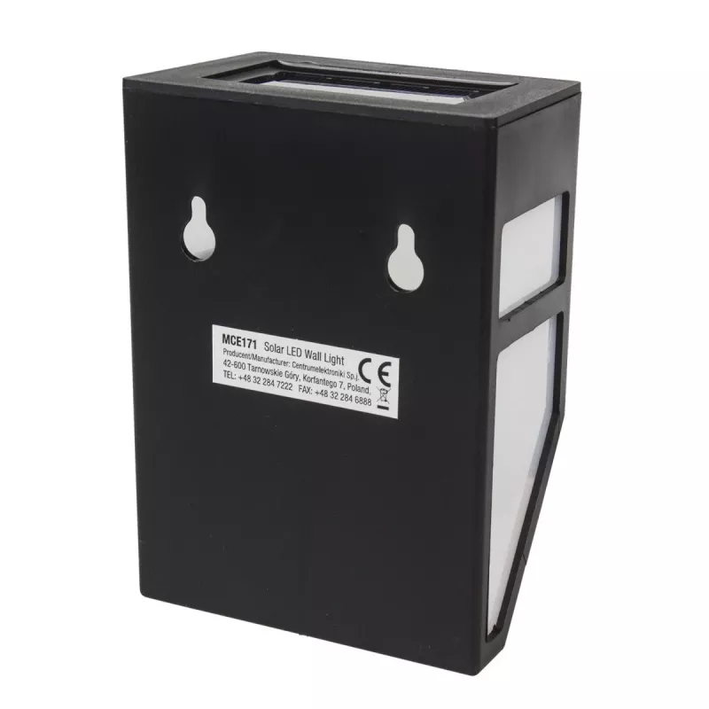 Lampa solarna ogrodowa MACLEAN MCE171 zestaw 2 lamp LED zasilanych energią słoneczną