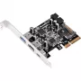 SilverStone ECU05 - adapter USB - PCIe 2,0 x2 niskoprofilowy - USB 3,1 typu C x 1 + USB3.0 x 2 + USB3.0 (wewnętrzne) x 2 (SST-ECU05)