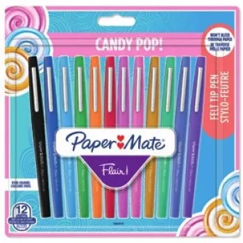 Zakrywany długopis żelowy Papermate Flair Candy Pop