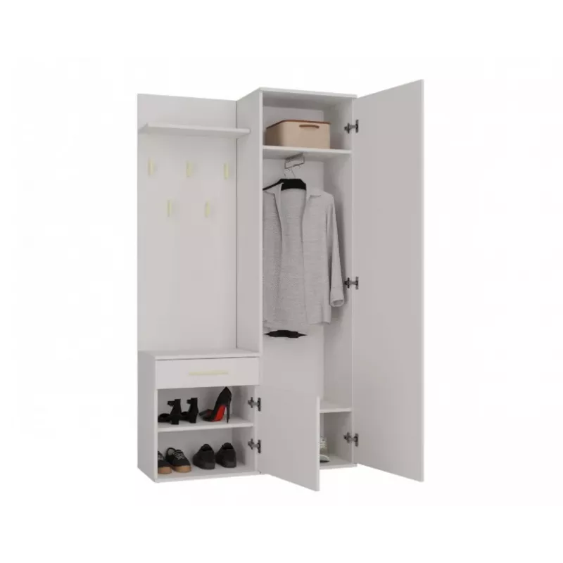 Wardrobe top e shop GARDEROBA DUO KASZMIR — modularny segment szafy