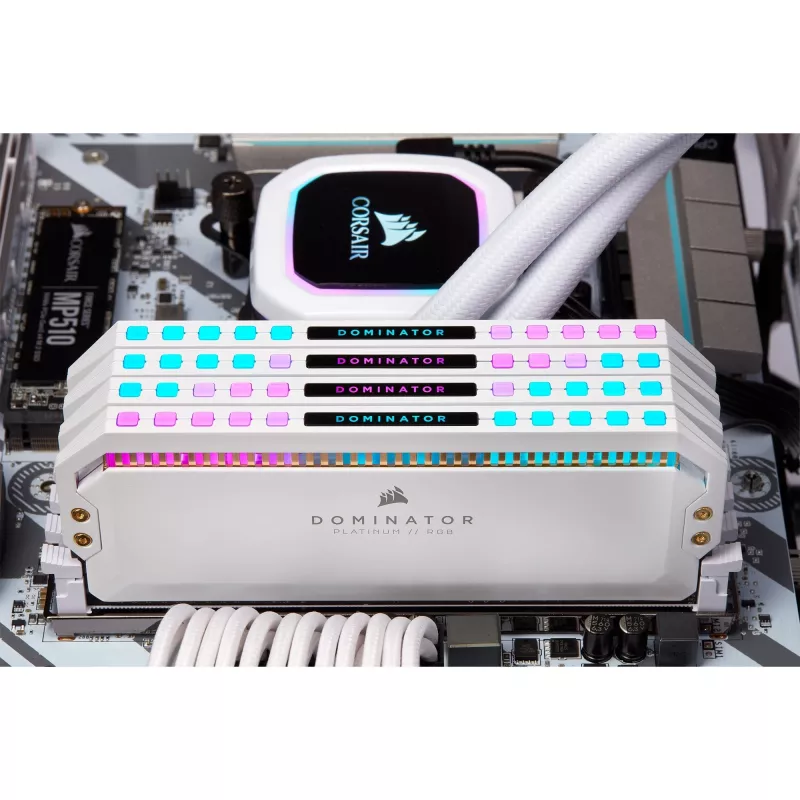 DIMM 32 GB DDR5-5200 2x 16 GB dual kit white Dominator Platinum RGB INTEL XMP
