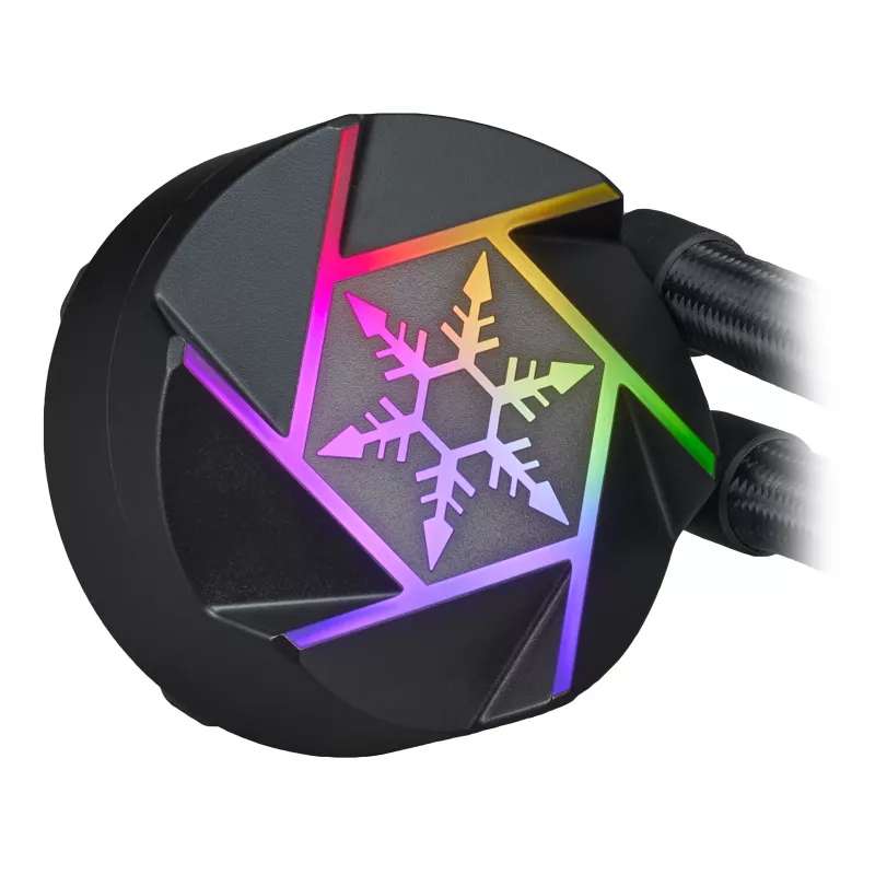 SilverStone VIDA 240 cienki, chłodzenie wodne AiO, czarne - 240 mm